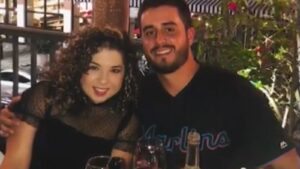 Naibel Benavides and her boyfriend Dillon Angulo. Pic: NBC 